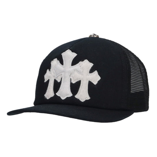 Chrome Hearts 3 Cemetery Patch Leather Trucker Size ONE SIZE