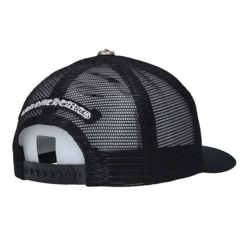 Chrome Hearts 3 Cemetery Patch Leather Trucker Size ONE SIZE