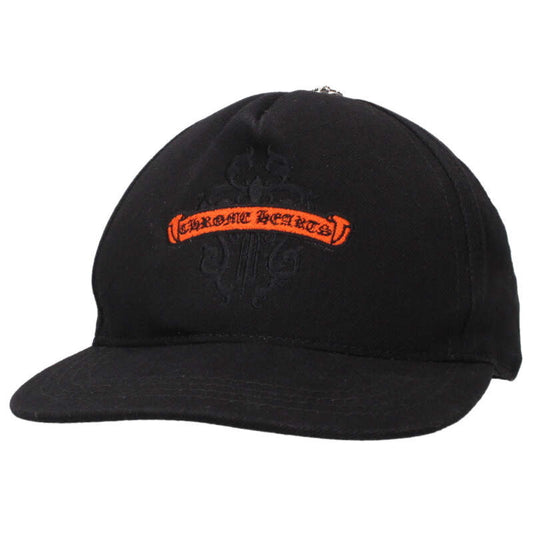 Chrome Hearts Hat Black x Orange x Silver Size ONE SIZE