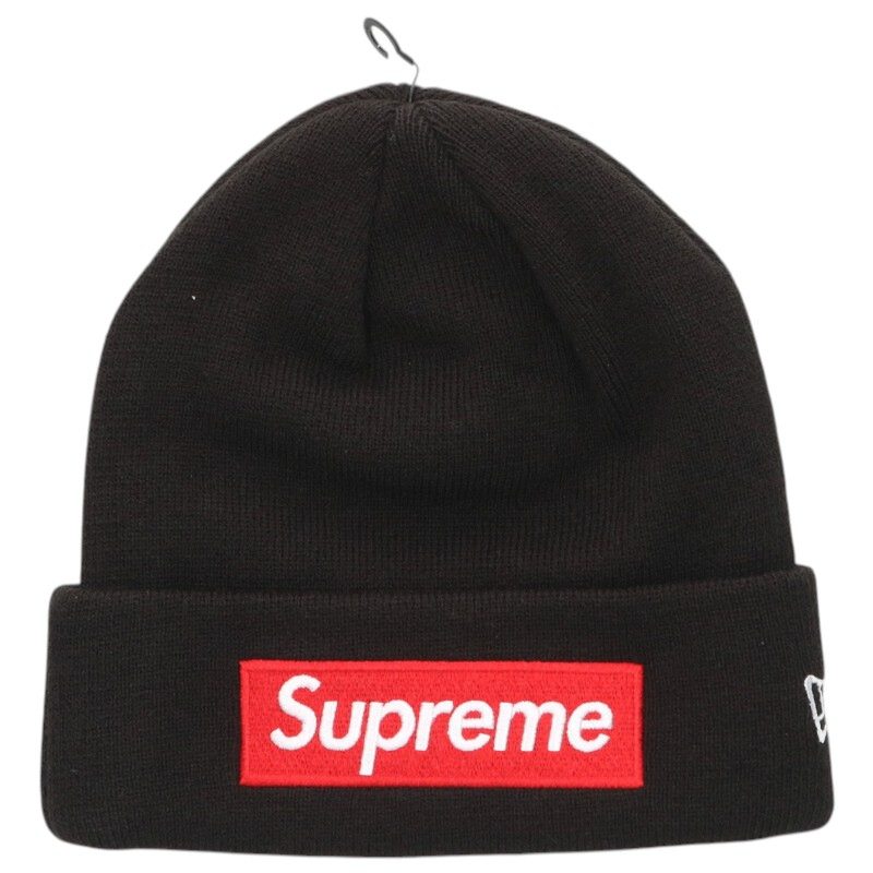 SUPREME 22AW New Era Box Logo Acrylic Beanie Knit Hat