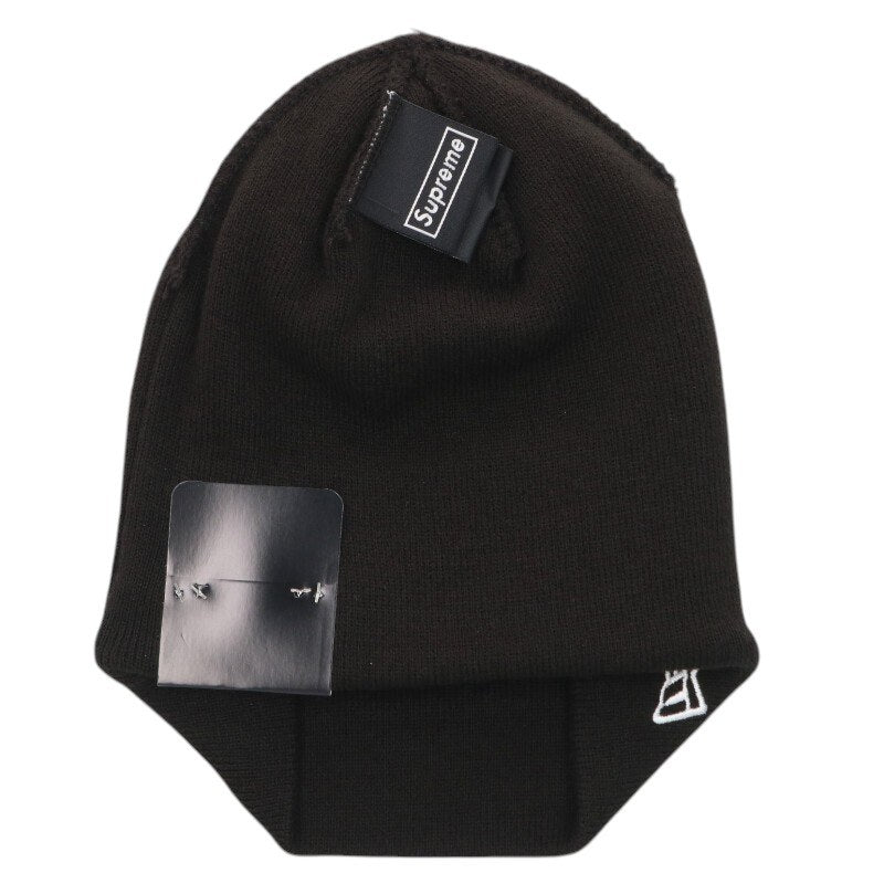 SUPREME 22AW New Era Box Logo Acrylic Beanie Knit Hat