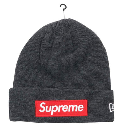 SUPREME 21AW New Era Box Logo Acrylic Beanie Knit Hat