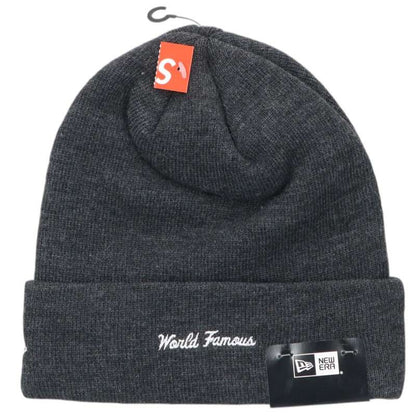 SUPREME 21AW New Era Box Logo Acrylic Beanie Knit Hat
