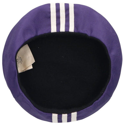 GUCCI x adidas Three Stripe GG Beret Hat Purple Size XL