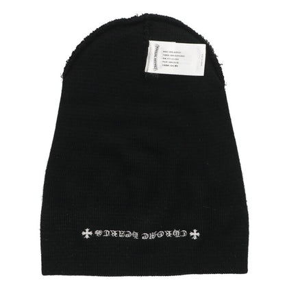 Chrome Hearts SIZE WOOL WATCH CAP Embroidered Hat Black x White Size ONE