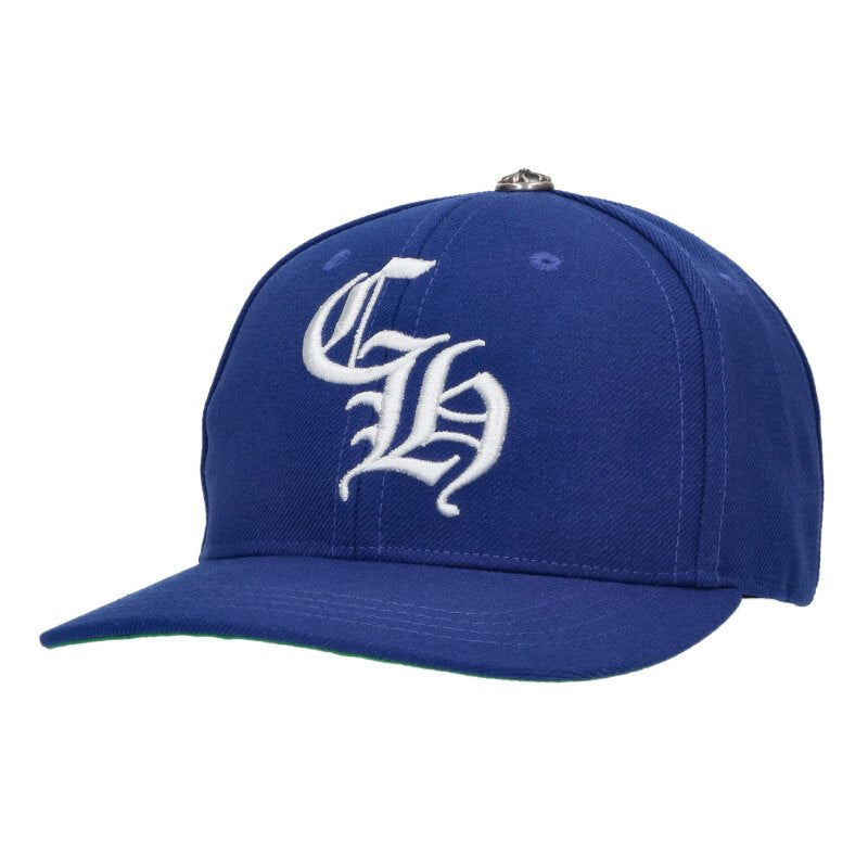 Chrome Hearts Blue CH Embroidered Baseball Hat Size ONE SIZE