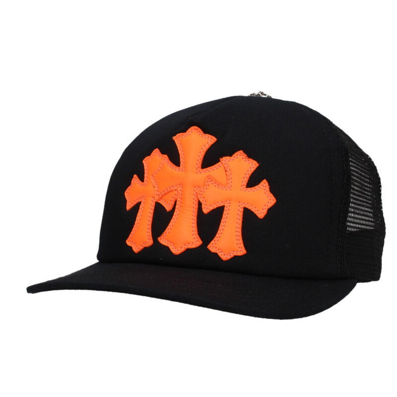 Chrome Hearts 3 Cemetery Patch Leather Trucker Size ONE SIZE