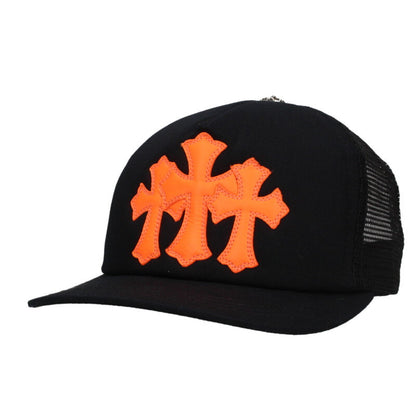 Chrome Hearts 3 Cemetery Patch Leather Trucker Size ONE SIZE