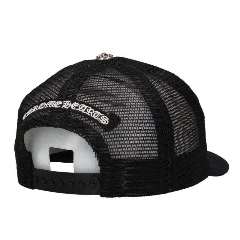 Chrome Hearts 3 Cemetery Patch Leather Trucker Size ONE SIZE