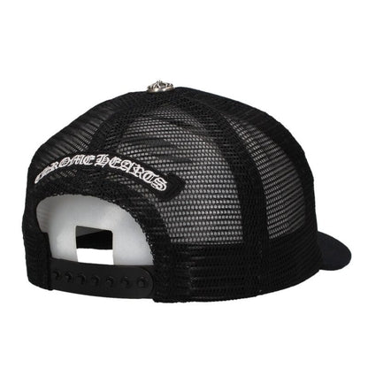 Chrome Hearts 3 Cemetery Patch Leather Trucker Size ONE SIZE