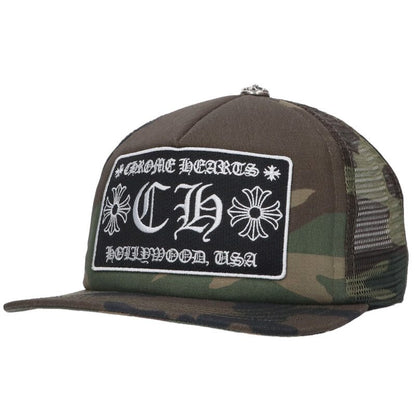 Chrome Hearts CH Patch Crossball Camo Mesh Cap Size ONE SIZE