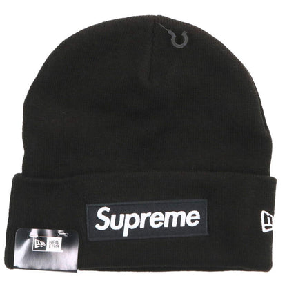 SUPREME New Era Box Logo Acrylic Beanie Knit Hat Size L