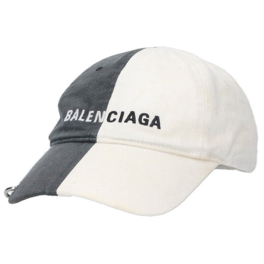 BALENCIAGA Bicolor Pierce Cap Multi Cotton Size ONE SIZE