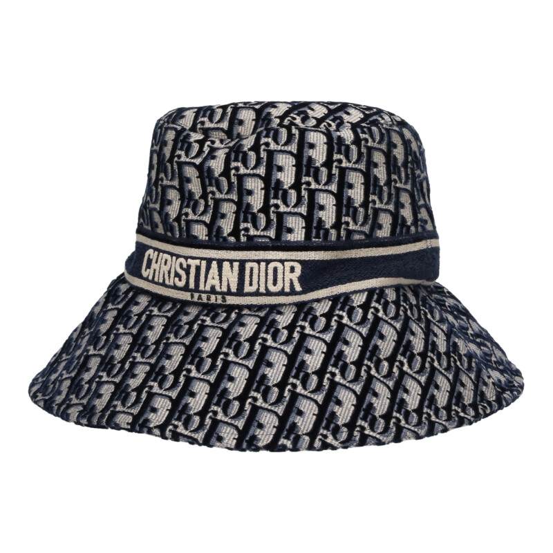 DIOR Oblique All-over Pattern Bucket Hat Multi Size ONE SIZE