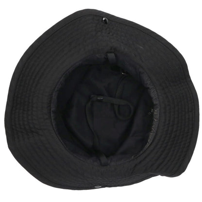 PRADA Triangle Plate Nylon Hat Black Size ONE SIZE