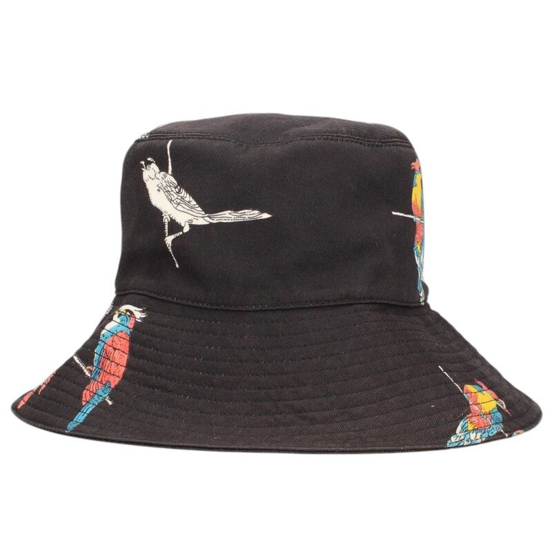 LOEWE Leather Logo Animal Print Hat Multi Size ONE SIZE