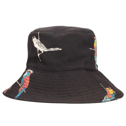 LOEWE Leather Logo Animal Print Hat Multi Size ONE SIZE