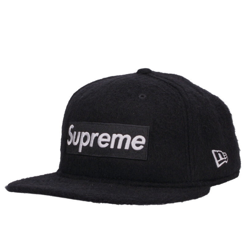 SUPREME 24AW Brushed Wool Box Logo New Era Cap Size ONE SIZE