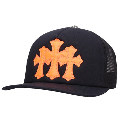 Chrome Hearts 3 Cemetery Leather Patch Trucker Size ONE SIZE