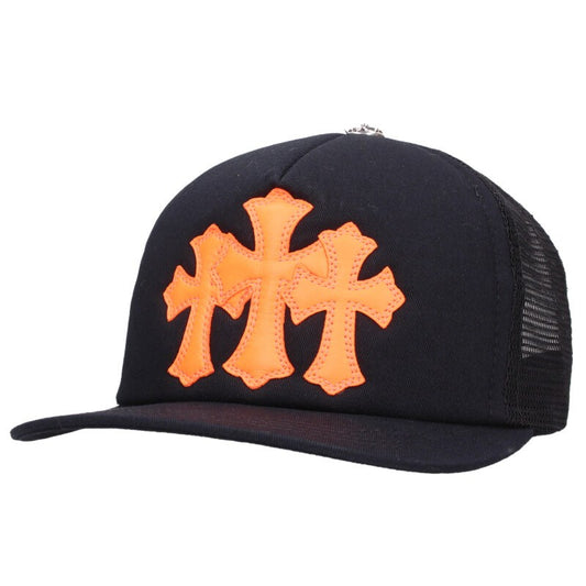 Chrome Hearts 3 Cemetery Leather Patch Trucker Size ONE SIZE