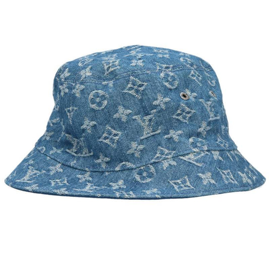 LOUISVUITTON Reversible Monogram Hat Blue Size ONE SIZE