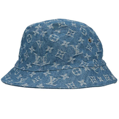 LOUISVUITTON Reversible Monogram Hat Blue Size ONE SIZE