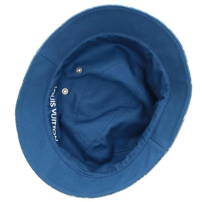 LOUISVUITTON Reversible Monogram Hat Blue Size ONE SIZE