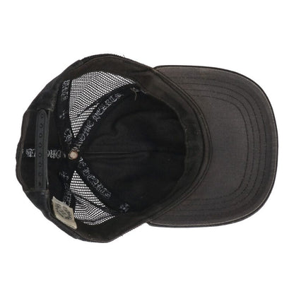 Chrome Hearts Denim Trucker Flare Knee Print Mesh Cap Multi