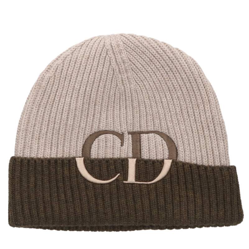 DIOR CD Signature Wool Beanie Multi Size ONE SIZE