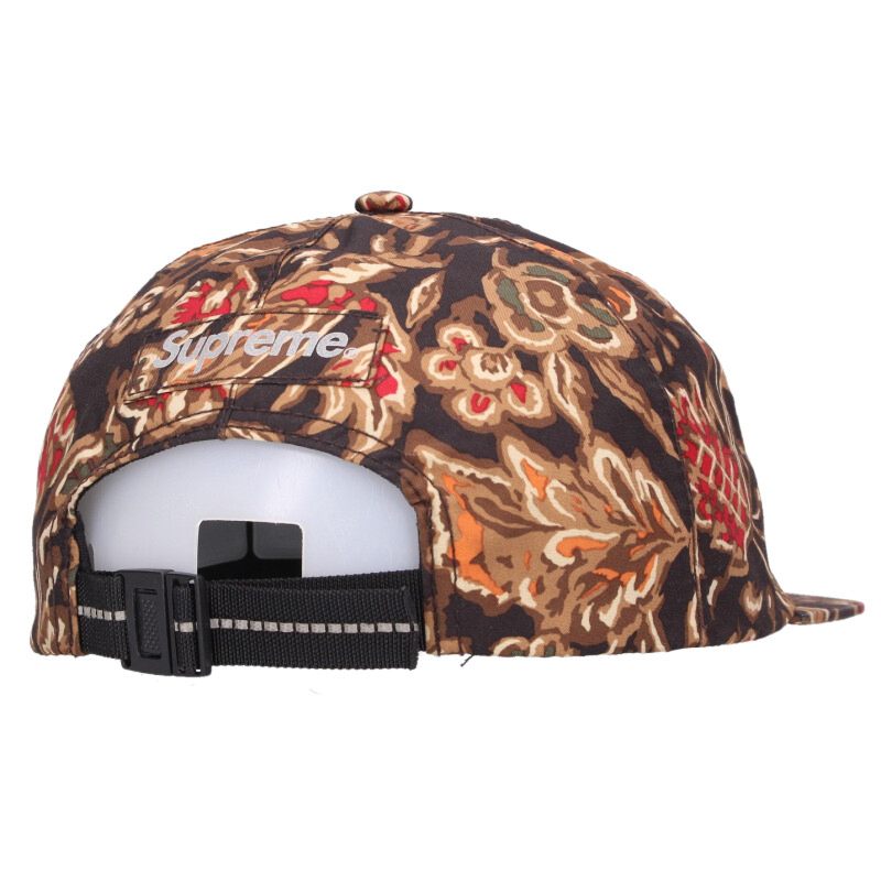 SUPREME 18AW GORE-TEX Flower Print 6-Panel Cap Size ONE SIZE