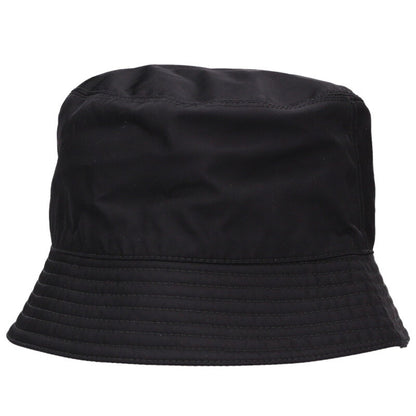 PRADA Triangle Logo Re-Nylon Bucket Hat Black Size ONE SIZE