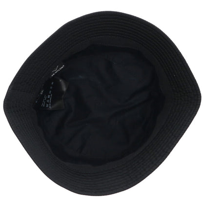 PRADA Triangle Logo Re-Nylon Bucket Hat Black Size ONE SIZE