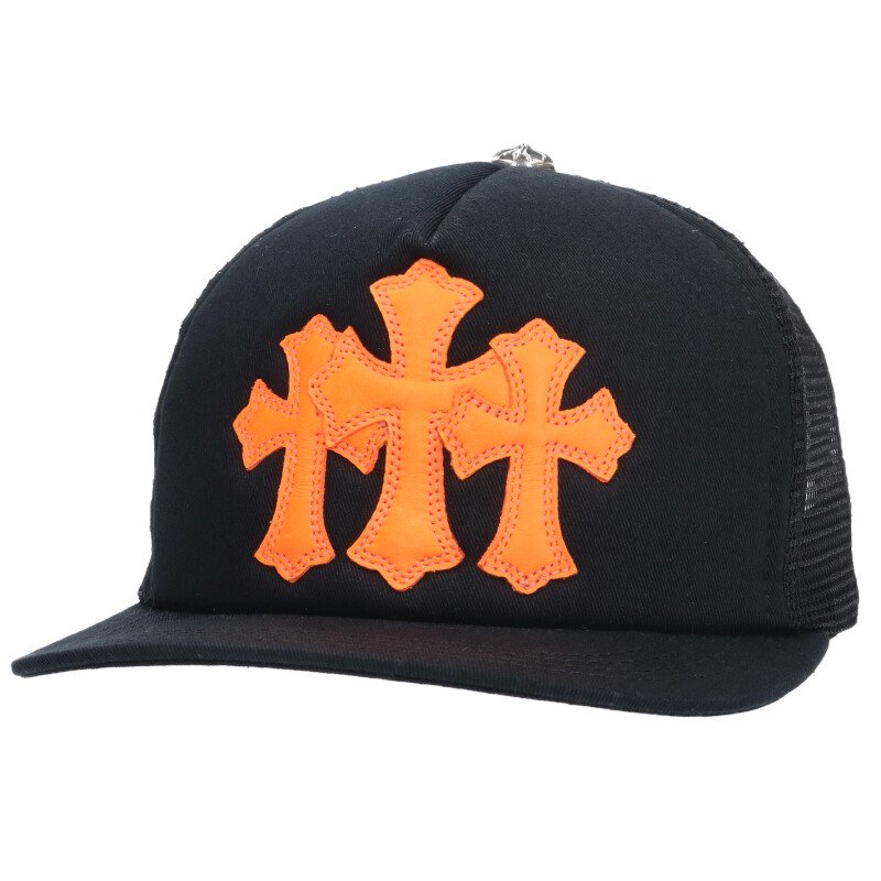 Chrome Hearts 3 Cemetery Leather Patch Trucker Size ONE SIZE