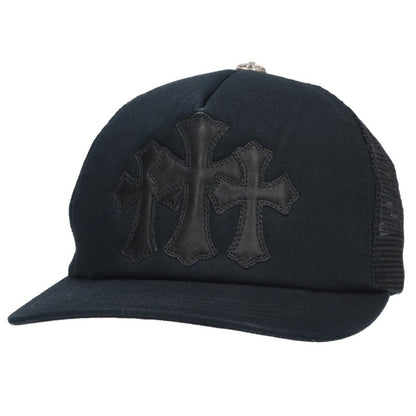Chrome Hearts TRUCKER CAP 3 Cemetery Leather Size ONE SIZE