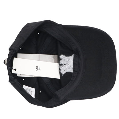 FAR FROM WHAT Logo Patch Cap Black/White Size ONE SIZE