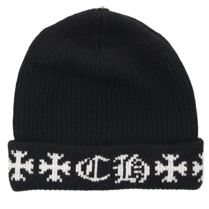 Chrome Hearts BIG DADDY Cross Ball Cashmere Beanie