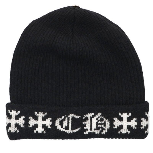Chrome Hearts BIG DADDY Cross Ball Cashmere Beanie