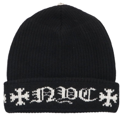 Chrome Hearts BIG DADDY Cross Ball Cashmere Beanie