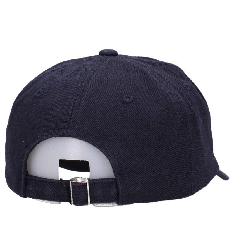 FAR FROM WHAT Cotton Logo Patch Cap Navy/White Size ONE SIZE