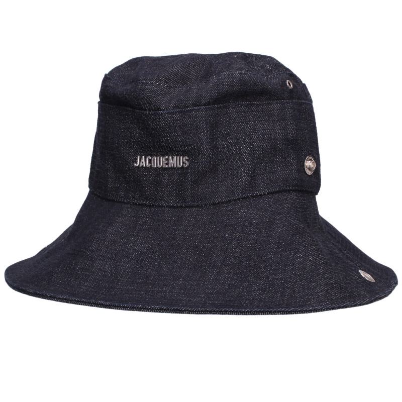 JACQUEMUS Denim Logo Hat Indigo