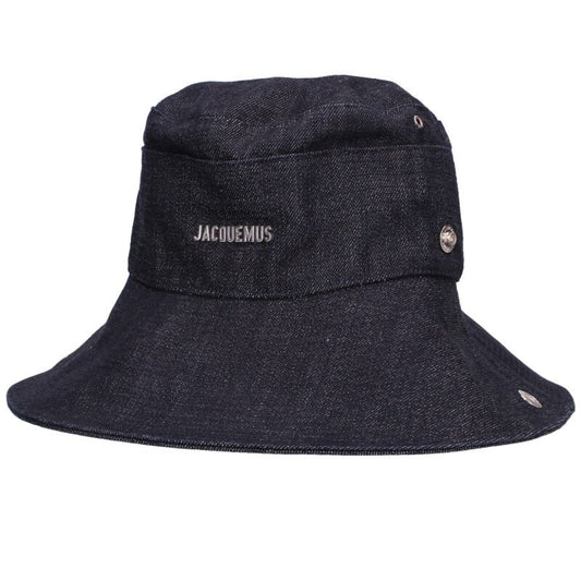 JACQUEMUS Denim Logo Hat Indigo