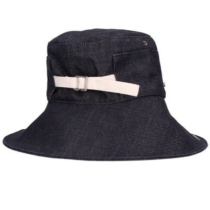 JACQUEMUS Denim Logo Hat Indigo