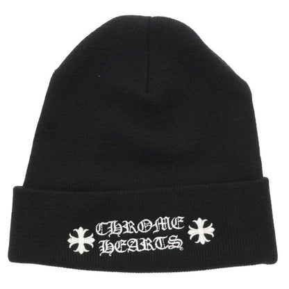 Chrome Hearts Acrylic Watch Cap Logo Beanie Black Size ONE