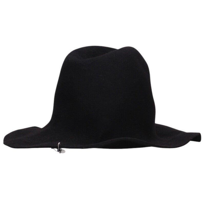 KIJIMA TAKAYUKI Rabbit Fur Felt Hat Black Size ONE SIZE