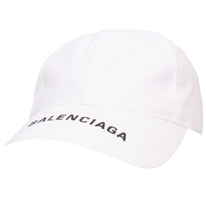 BALENCIAGA Embroidered Logo Cap White Size ONE SIZE