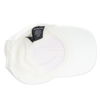 BALENCIAGA Embroidered Logo Cap White Size ONE SIZE