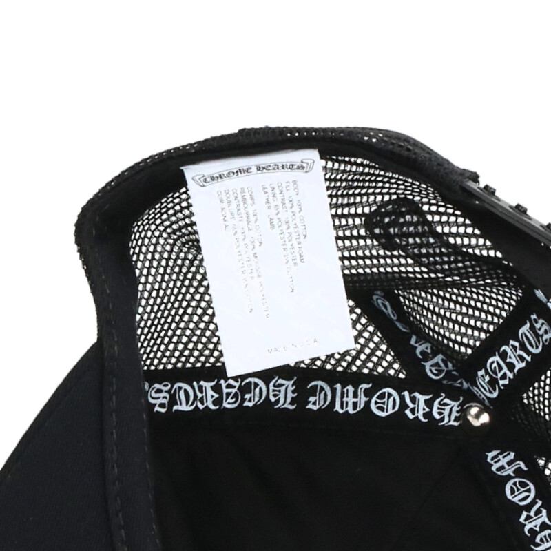 Chrome Hearts TRUCKER CAP 3 Cemetery Cross Size ONE SIZE