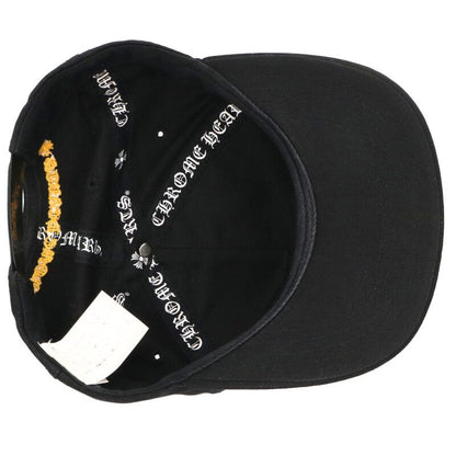 Chrome Hearts CH Embroidered Baseball Cap Size ONE Black