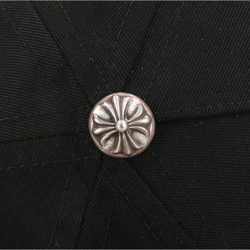 Chrome Hearts CH Embroidered Baseball Cap Size ONE Black