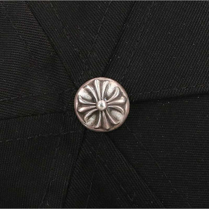 Chrome Hearts CH Embroidered Baseball Cap Size ONE Black